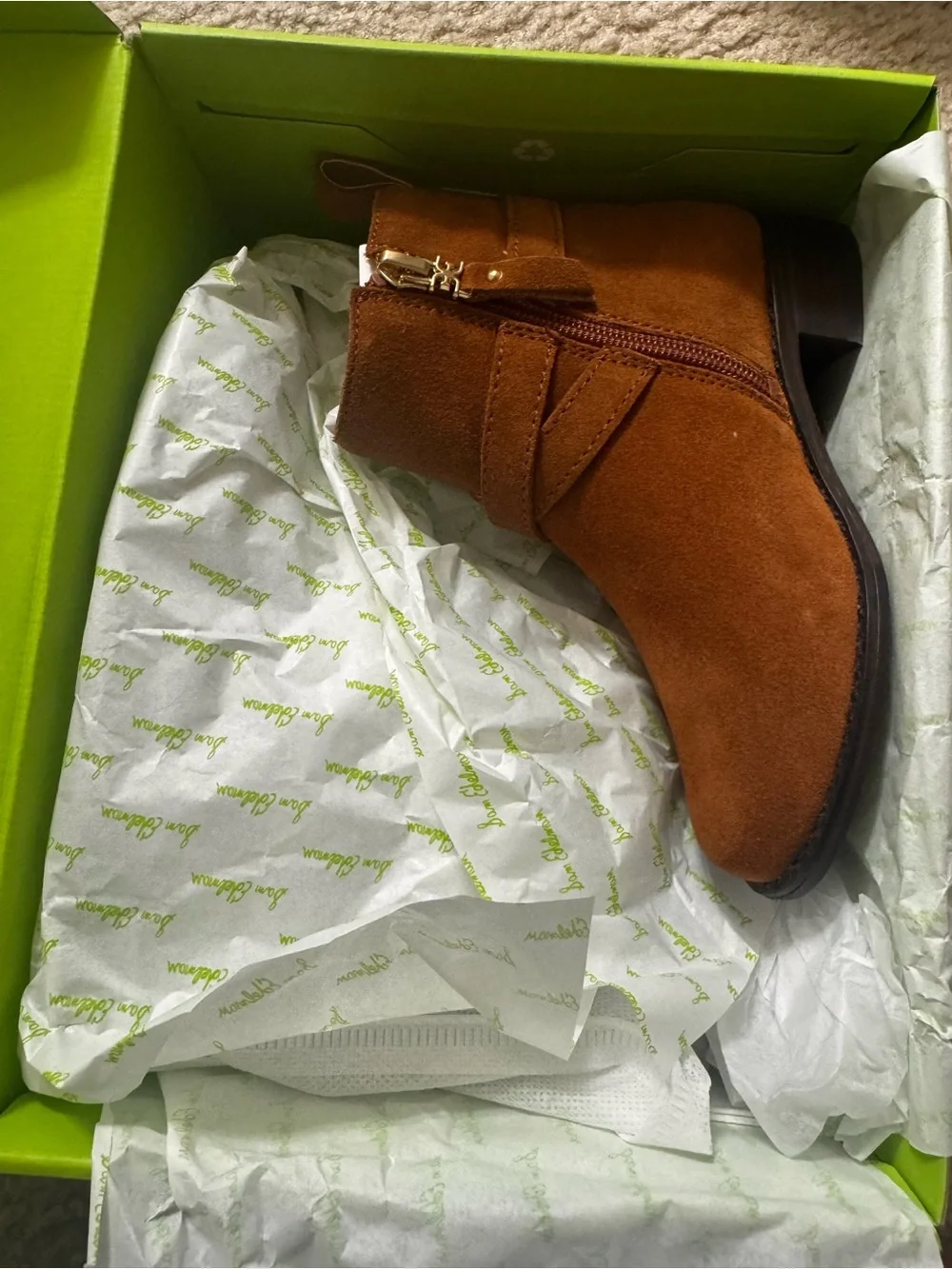 Sam Edelman Kids Chestnut Suede Ankle Boot